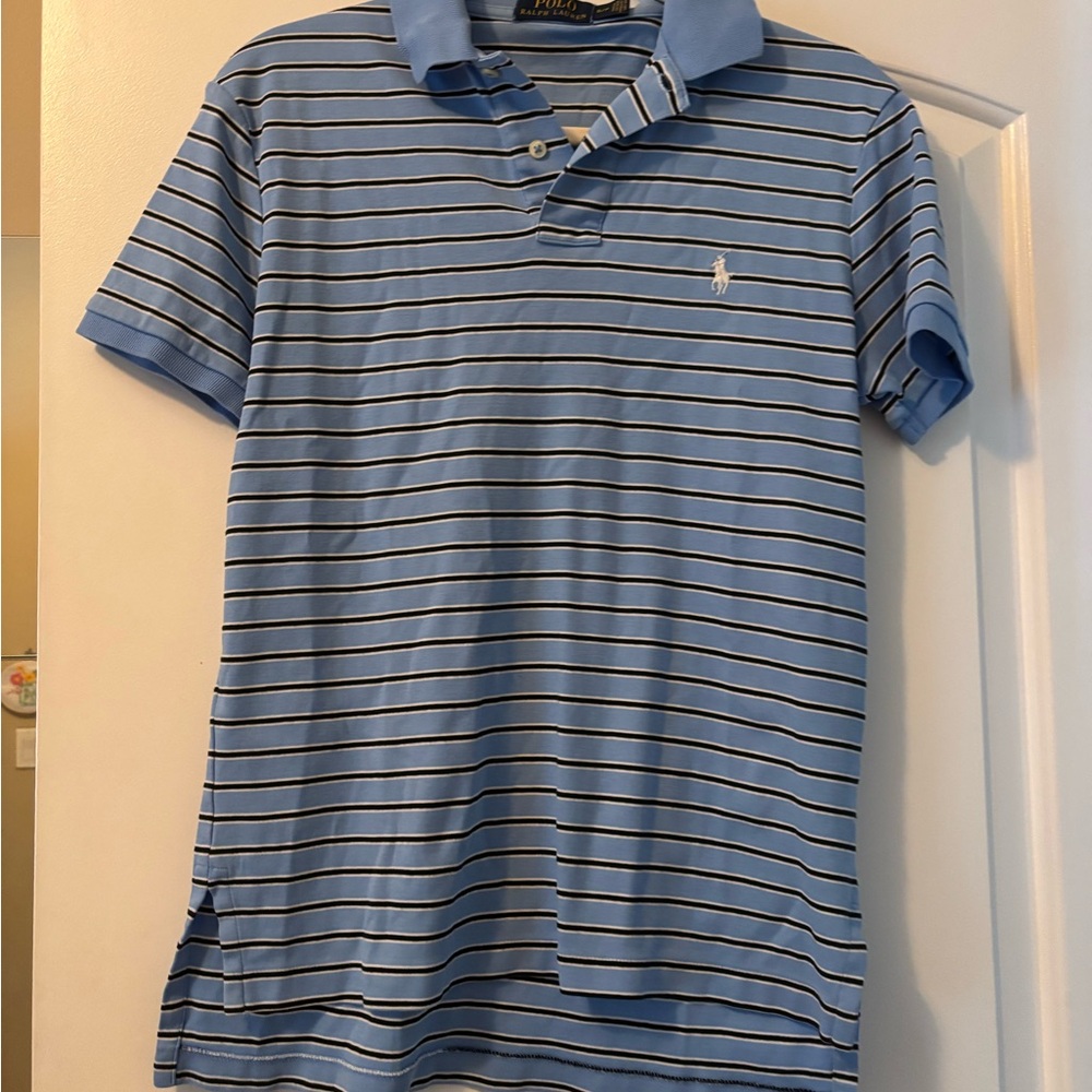 Polo Ralph Lauren Light Blue Striped Shirt